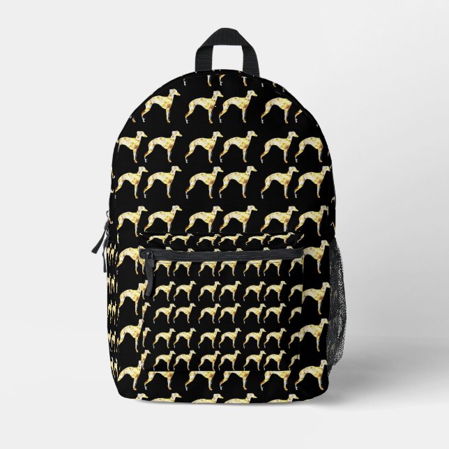 GREYHOUND BEDRUCKTER RUCKSACK (Vorderseite)
