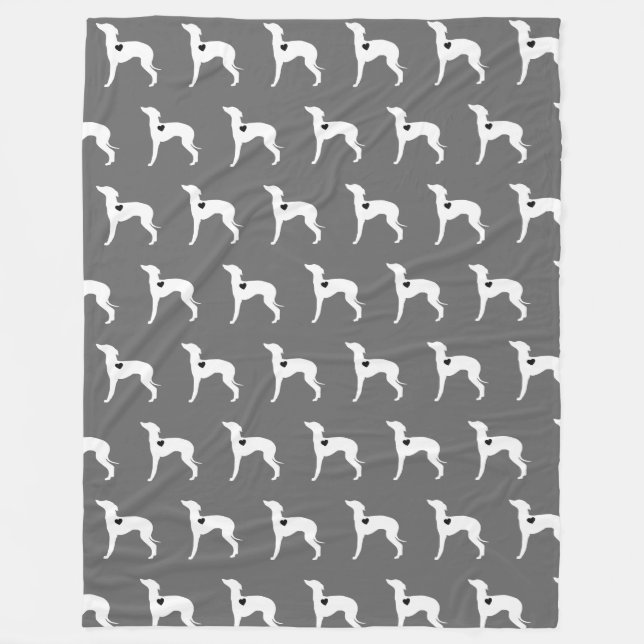 Greyhound Blanket Fleecedecke (Vorderseite)