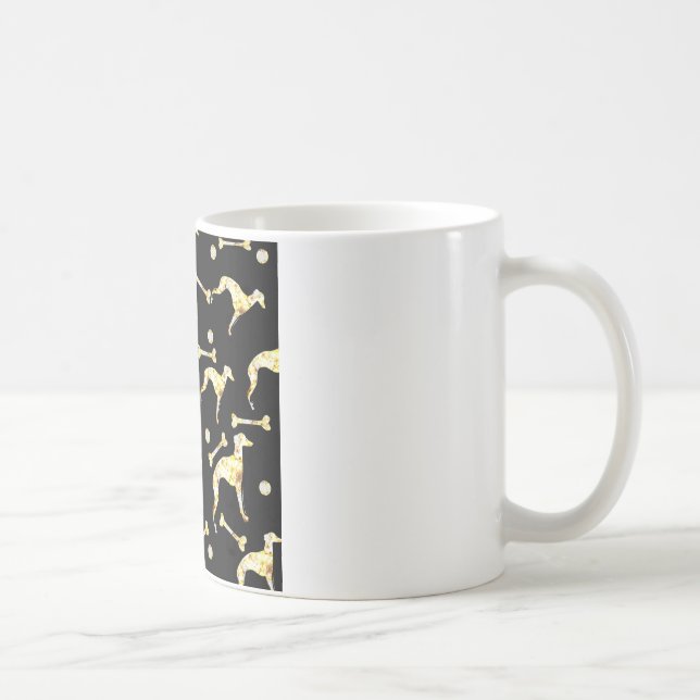GREYHOUND BLING KAFFEETASSE (Rechts)