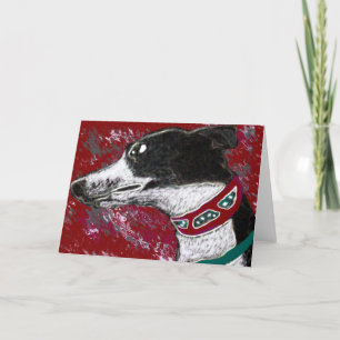 Greyhound Card - Leere Innenseite Karte