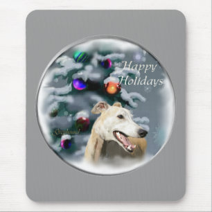 Greyhound Christmas Geschenke Mousepad