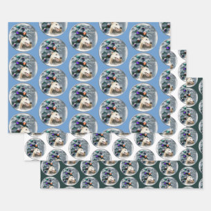 Greyhound Christmas Geschenkpapier Set