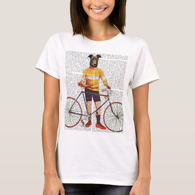 Greyhound Cyclist T-Shirt (Vorderseite)