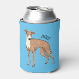 Greyhound dog cartoon illustration dosenkühler