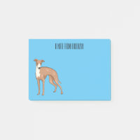 Greyhound dog cartoon illustration