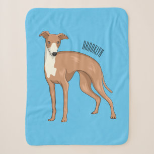 Greyhound dog cartoon illustration sherpadecke