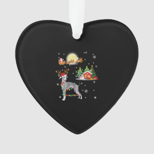 Greyhound Dog Light Christmas Reindeer Tree Xmas