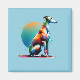 Greyhound Dog Magnet
