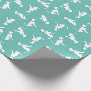 Greyhound Doppy Puppy Geschenkpapier