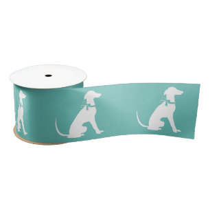 Greyhound Doppy Puppy Satinband