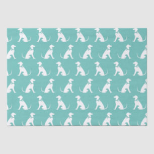 Greyhound Doppy Puppy Seidenpapier