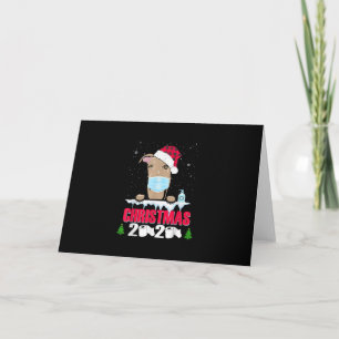 Greyhound Face Maske Dog Frohe Weihnachten 2020 Fu
