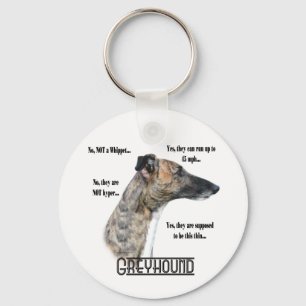 Greyhound FAQ-Schlüsselanhänger Schlüsselanhänger