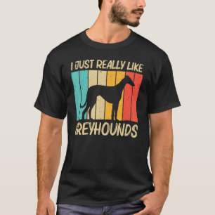 Greyhound für Männer Frauen Italienische Windhunde T-Shirt