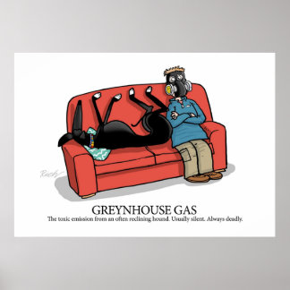 Greyhound Glossary Greynhouse Gas Poster