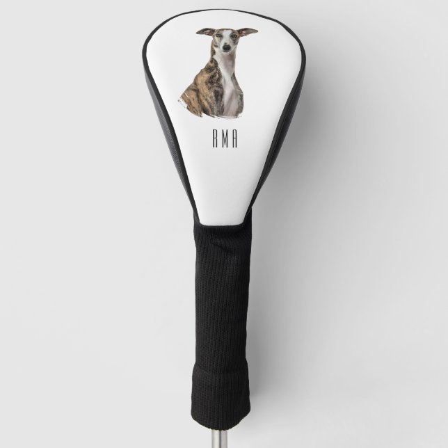 Greyhound Golf Headcover (Vorderseite)