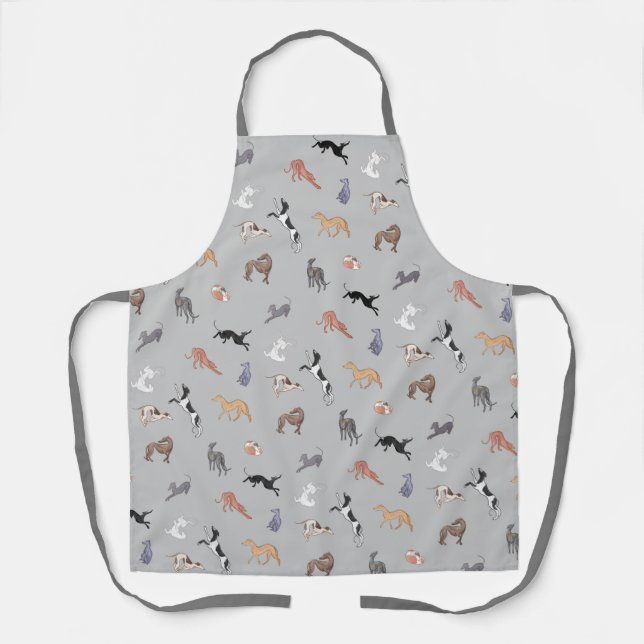 Greyhound Gray Schürze (Vorderseite)