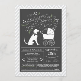 Greyhound Hunde Baby Duwer Gender Neutral Einladung