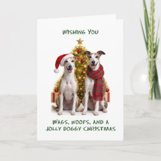 Greyhound-Hunde Weihnachten