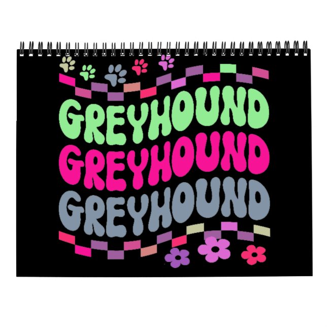 Greyhound-Kalender Kalender (Rückseite)