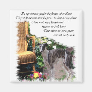 Greyhound Liebhaber Kunstgeschenke Magnet