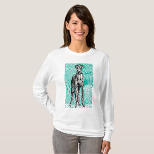 Greyhound Majesty von Moriz Jung T-Shirt