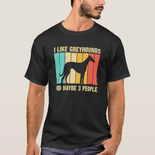 Greyhound Men Italienischer Greyhound Hund T-Shirt