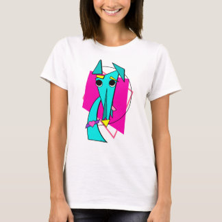 Greyhound Minimalistic Pop Art Pup T-Shirt