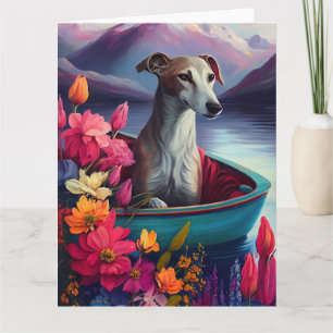 Greyhound on a Paddle: Ein Landschaftliches Abente Karte