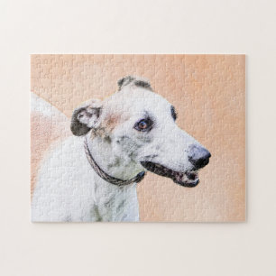 Greyhound Painting - Niedliche Original Hunde Kuns