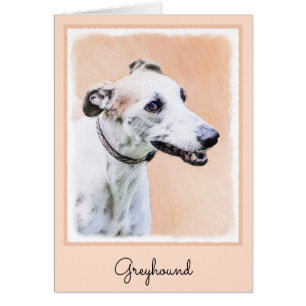 Greyhound Painting - Niedliche Original Hunde Kuns