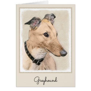 Greyhound Painting - Niedliche Original Hunde Kuns