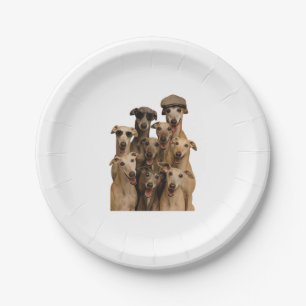 Greyhound  pappteller