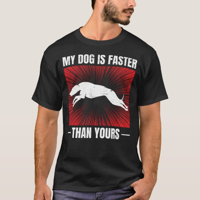 Greyhound Racing Dog Race T-Shirt (Vorderseite)