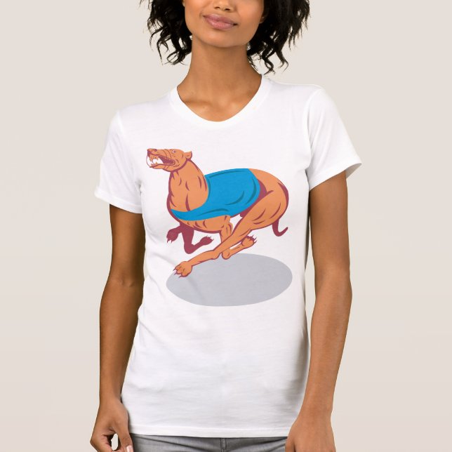Greyhound Racing Womens T - Shirt (Vorderseite)