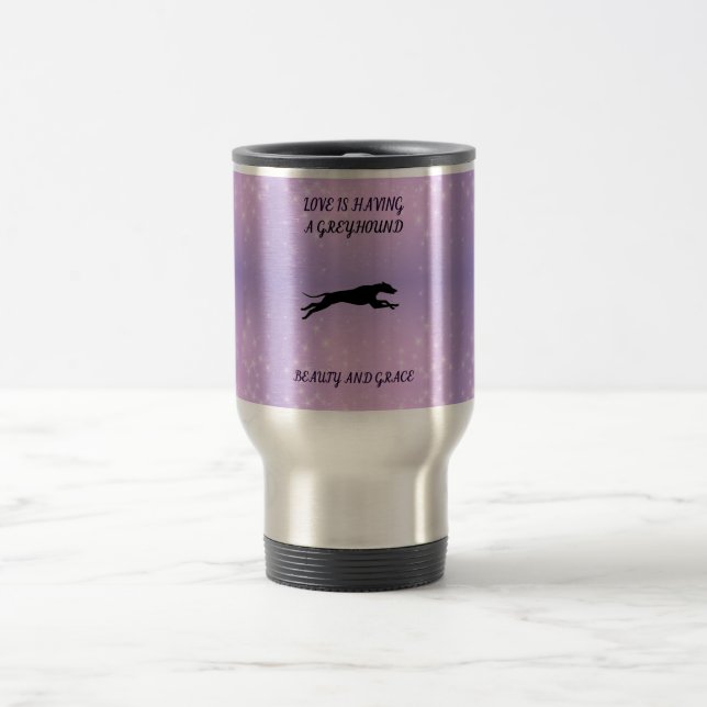 GREYHOUND Reise-/Pendlerreise-Tasse. Reisebecher (Mittel)
