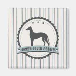 Greyhound Remüde Racer 45 mph Lazy Dog Magnet