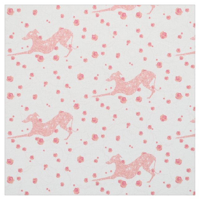Greyhound Rose Joann Fabric Albern Iggy Stoff (Muster)