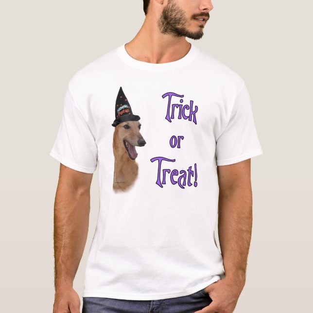 Greyhound (rot) Trick T-Shirt (Vorderseite)