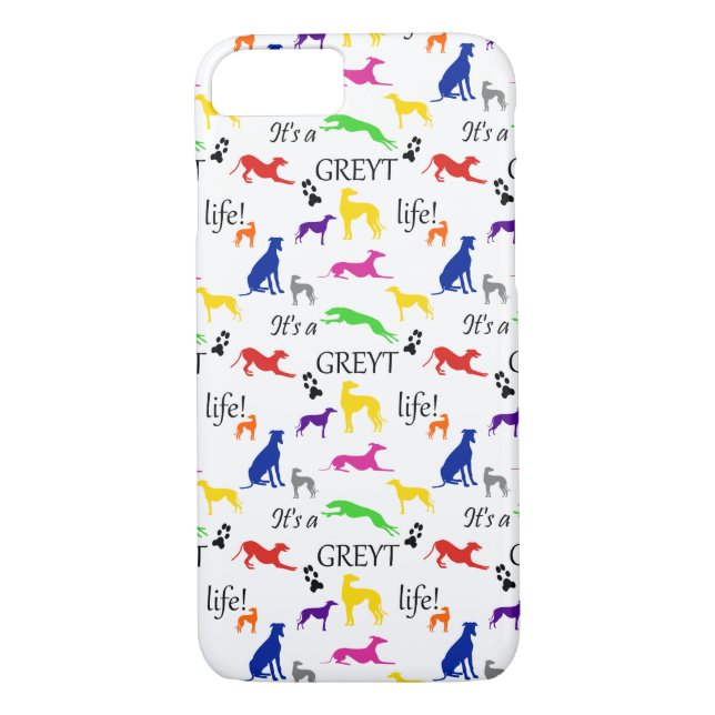 Greyhound sein a Greylife Zitat  Case-Mate iPhone Hülle (Rückseite)