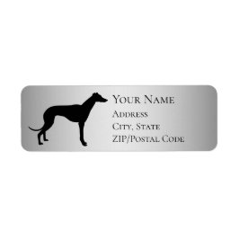 Greyhound Silhouette Rücksendeadresse
