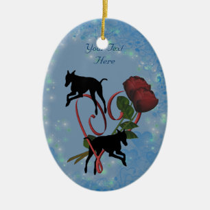 Greyhound Silhouetten Herzogtum Ornament