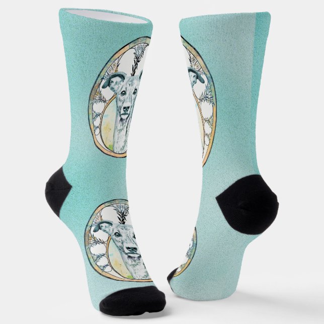 Greyhound Socken (Gewinkelt)