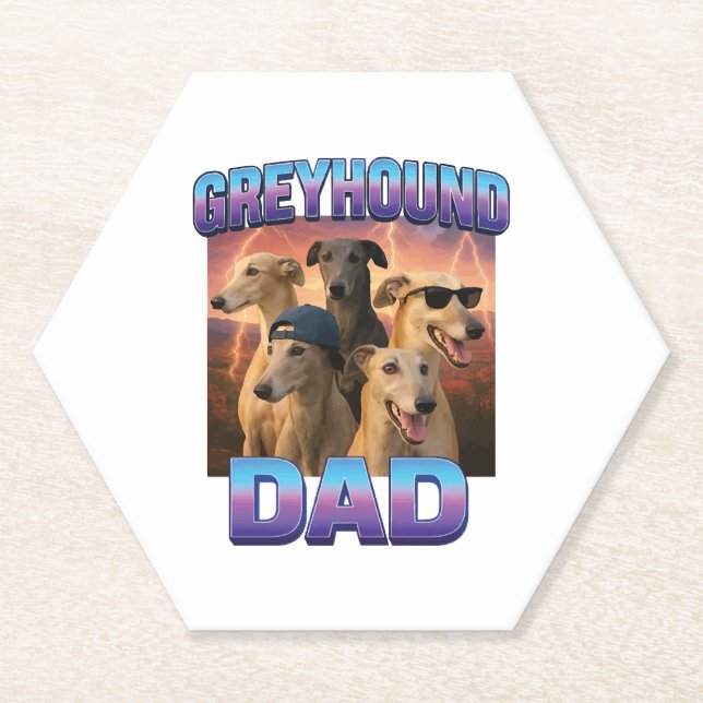 Greyhound Untersetzer (Vorderseite)