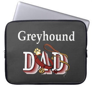 Greyhound Vater Laptopschutzhülle