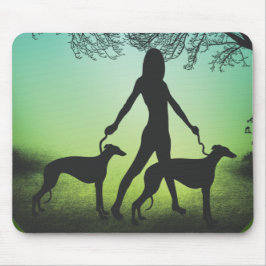 Greyhound Walk Mousepad