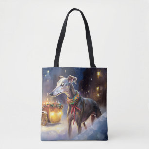 Greyhound Weihnachtsfeiertag Tasche