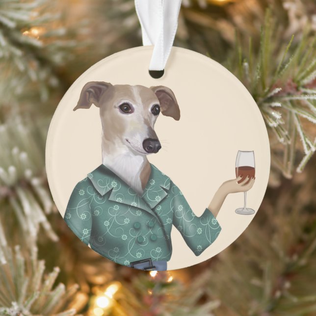 Greyhound Wine Snob (Arbre)