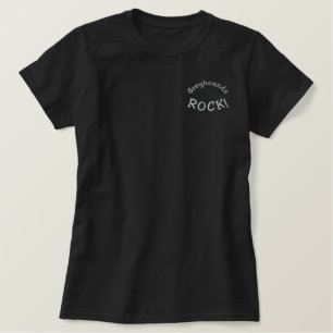 Greyhounds Rock bestickt T-Shirt