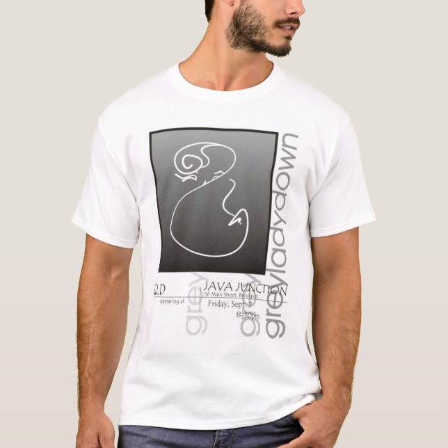 greyladydown T-Shirt (Vorderseite)